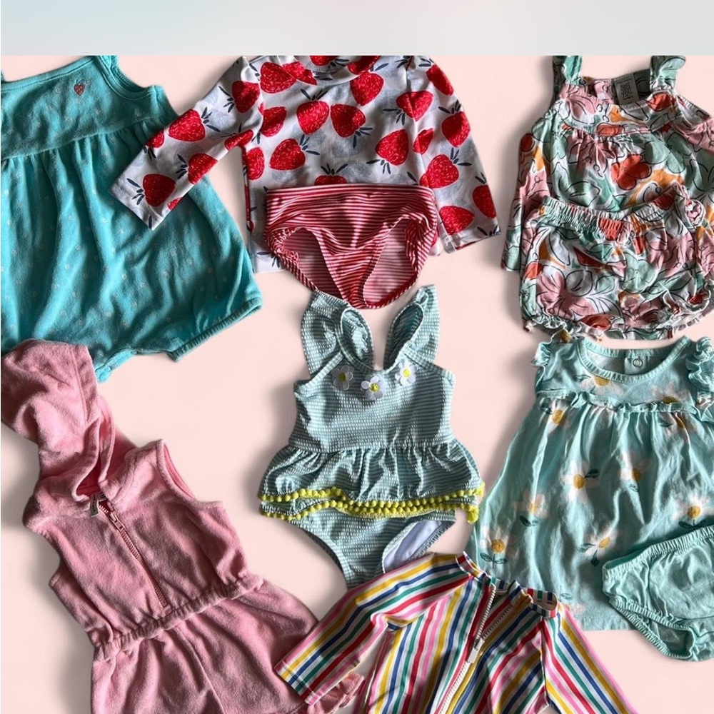Colorful Summer Baby Clothing Set